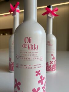 Oil de vida, producto comprado por GRAUGO para colaborar con el proyecto Flor de Vida, para ayudar en la lucha contra el cáncer de mama